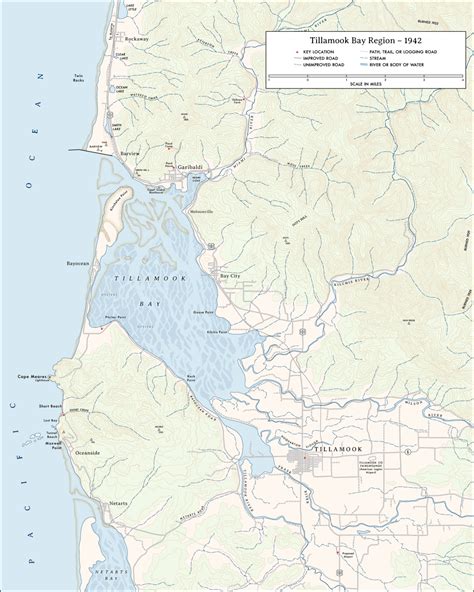 Tillamook Bay Maps Circa 1942 Bcmystery