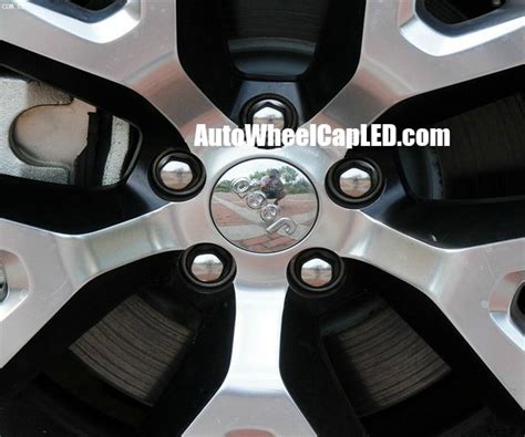 Jeep Gloss Black Silver Mm Wheel Center Caps Hubs Emblems Roundels Pcs Set Wrangler Commander