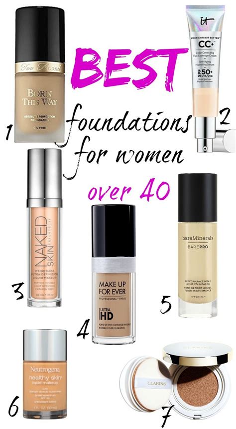 Best Foundations For Women Over 40 Anti Aging Skin Products Aging
