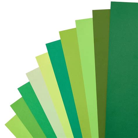 Green Palette 12 X 12 Cardstock Paper By Recollections 100 Sheets