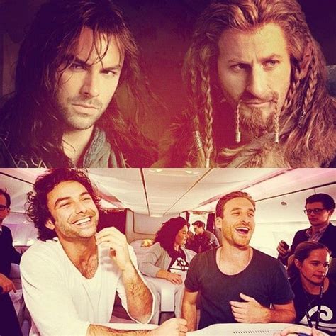 Aidan Turner And Dean O Gorman The Hobbit Lord Of The Rings Lotr