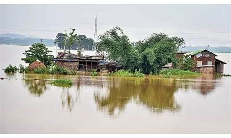 Floods Hit 127 Villages Across 5 Districts Of Assam Sentinelassam
