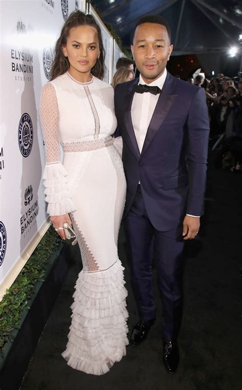 Chrissy Teigen And John Legend From Golden Globes 2017 Party Pics E News