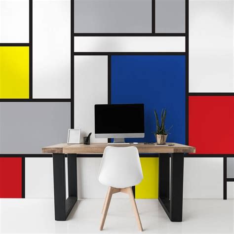 Abstract Office Contemporary Office Abstraction Wall Murals