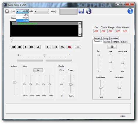 Pitchtempoplayer (ptplayer) is an audio player for linux that allows to change pitch and speed (tempo) of the sound independently of each other. Download Audio Pitch and Shift Software v5.1.0.2 For Windows