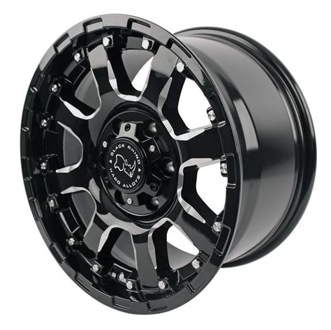 Black Rhino Wheels 1790sra126140b12 Black Rhino Sierra Gloss Black With