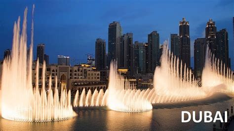 Dubai Fountain Show Burj Khalifa Light Show Youtube