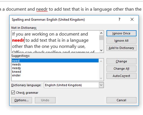 Outlook Spell Check Wrong Default Language Microsoft Community