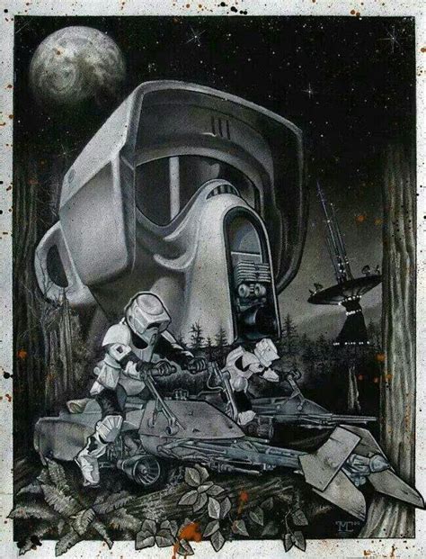 Scout Trooper Star Wars Art Star Wars Pictures Star Wars Drawings