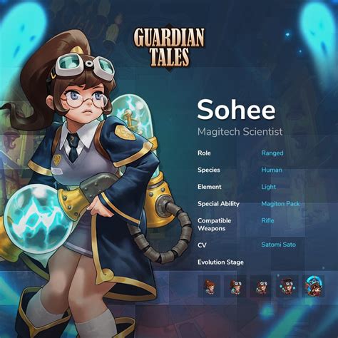scientist sohee gallery guardian tales wiki fandom