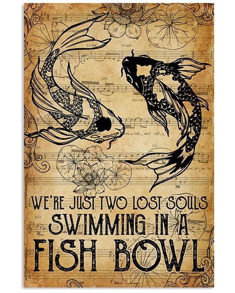 Music Swimming In A Fish Bowl | Fish bowl, Lost soul, Art reference