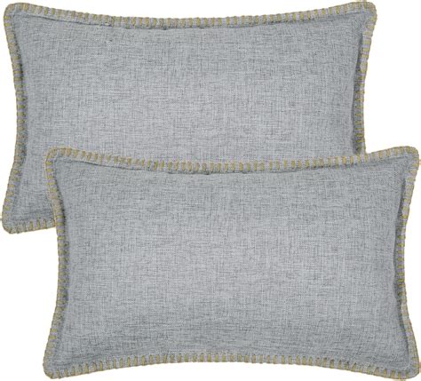 Decoruhome Decorative Outdoor Throw Pillow Covers 12x20 Set