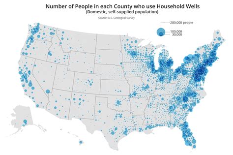 Infographic: Household Wells in the United States - Circle of Blue