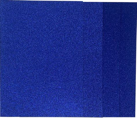 Paper Wishes Blue Glitter Cardstock 250gsm 4 Sheets