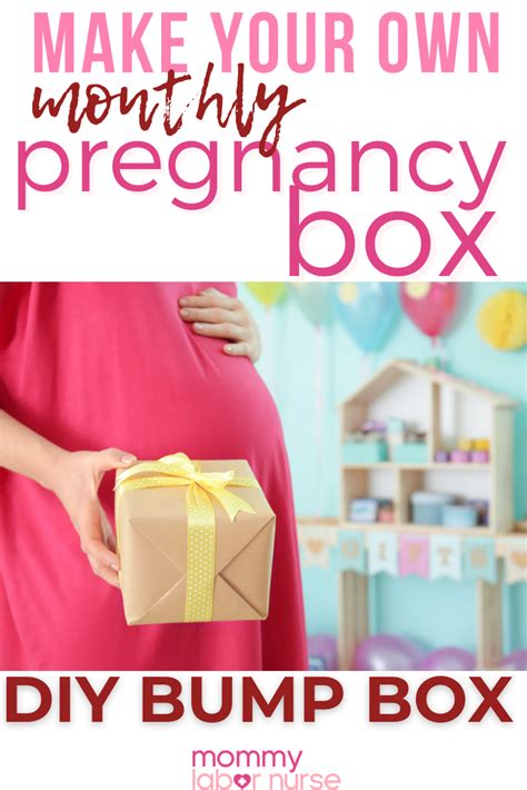 Pregnancy Ts For First Time Moms A Diy Monthly Pregnancy Box Artofit