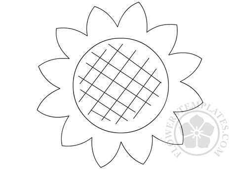 Sunflower Templates Printable Printable World Holiday