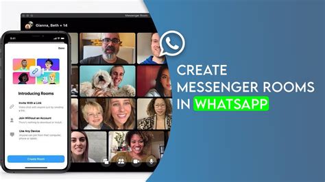 How To Create Messenger Rooms In Whatsapp Youtube