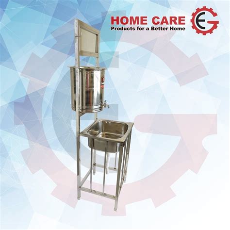 Homecare Stainless Steel Portable Wash Basin Hand Wash Station With