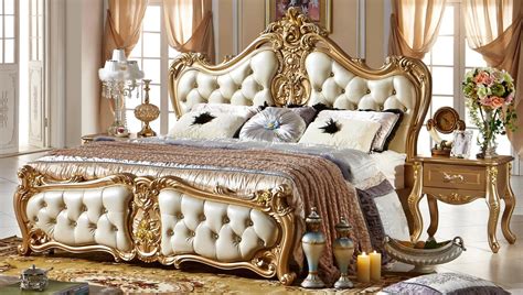 American Modern Style Royal Furniture Antique 5 Star Hotel Bedroom Sets