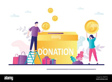 Charity Fundraising Stock Vector Images Alamy