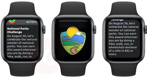 Apple Watch National Parks Activity Challenge August 30 In Canada And