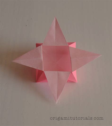 Origami Square Star Box Tutorial Origami Tutorials Cores