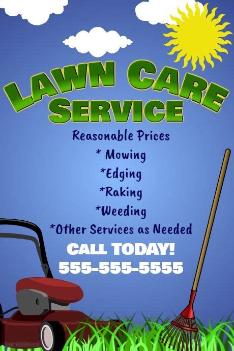 Customize 270 Lawn Service Flyer Templates Postermywall Lawn