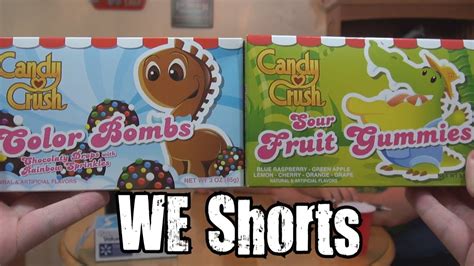 We Shorts Candy Crush Color Bombs And Sour Fruit Gummies Youtube