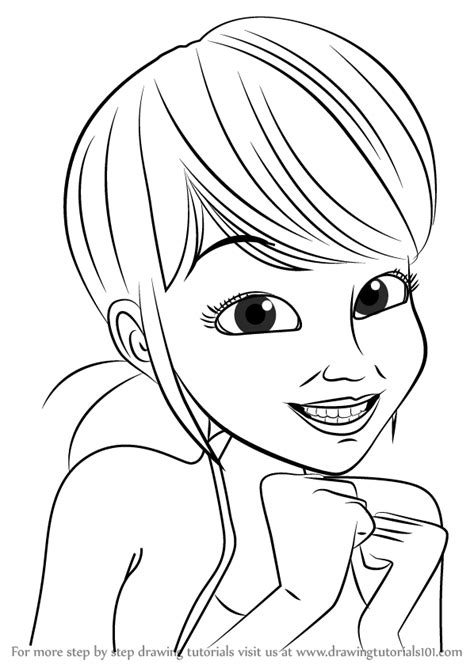 Learn How To Draw Marinette Dupain Cheng From Miraculous Ladybug