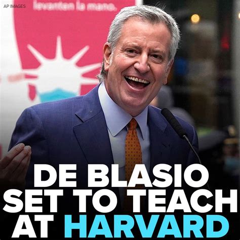 eyewitness news on twitter ex new york city mayor bill de blasio heads to harvard as teaching