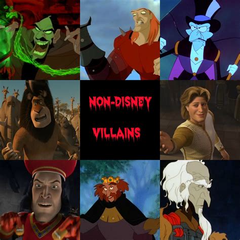 Below is a list of animated movies from walt disney pictures/the walt disney company. Non-Disney Villains - Childhood Animated Movie Villains ...