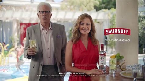 Smirnoff Tv Commercial Jenna Fischer And Ted Danson Have A Big Announcement Ispottv