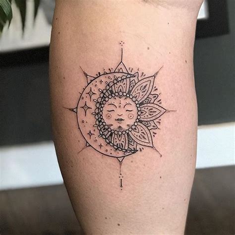 Sun And Moon Tattoo Meaning Leia Gant