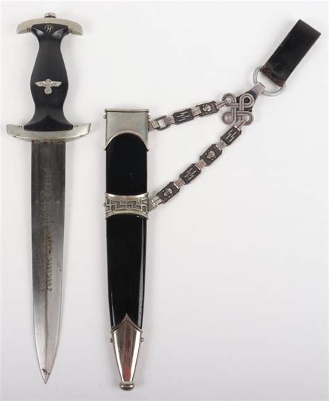 Ww2 German Ss Officers 1936 Pattern Chained Dress Dagger