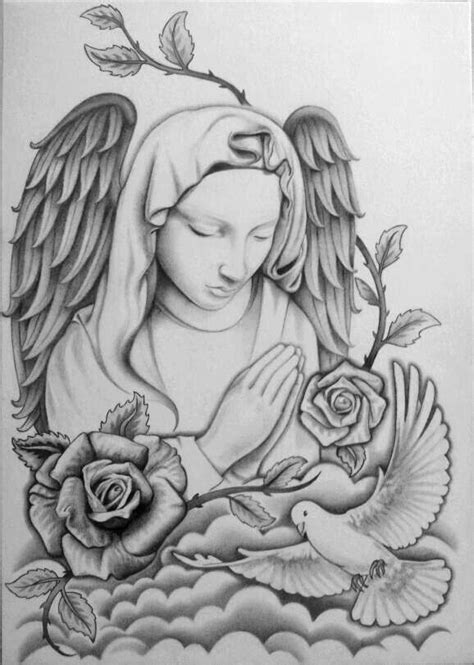 Tattoo Sketches Diseños De Tatuaje De ángel Tatuaje Angel Tatuajes