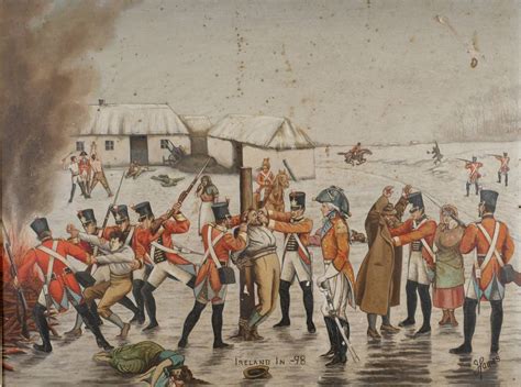 Ireland In 98 Artists Impression Of The Aftermath Of The Rebellion