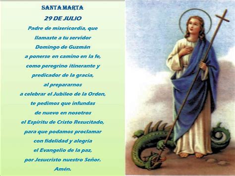 Oración A Santa Marta Las Mejores Oraciones Para Que Te Ayude