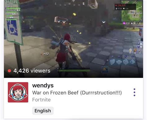 Imagine Getting Payed By Wendys To Play Fortnite As A Living R