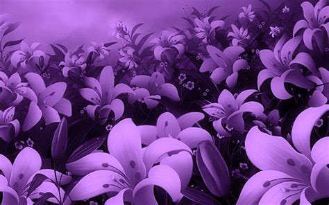 Free 18 Purple Flower Backgrounds In Psd Ai Vector Eps