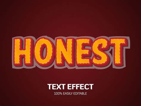 Premium Vector Text Effect Font Style