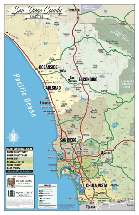 San Diego Zip Code Map And Community Maps Sharon Oyer And Coldwell