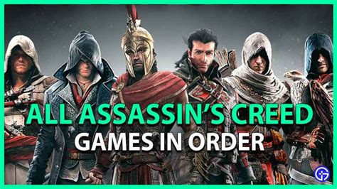Assassins Creed Games In Order Chronological And Release Date
