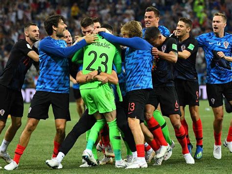 V croatia, 11 jul 2018. FIFA World Cup 2018: Croatia Beat Denmark On Penalties To ...