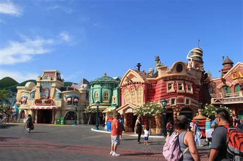 Mickeys Toontown Bei Disneyland Redaktionelles Stockbild Bild Von