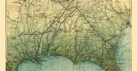 East Tennessee Virginia And Georgia Railway System Cartography