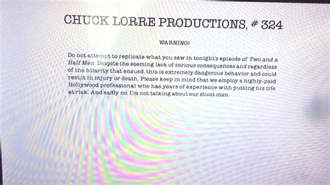 Chuck Lorre Productions 324the Tamnenbaum Companywarner Bros