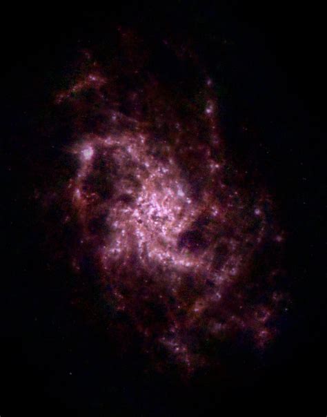 Newly Released Herschel Image Of Spiral Galaxy M33