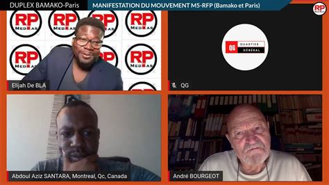 Débriefing De La Journée De Manifestation Au Mali Par Le M5 Rfp Youtube