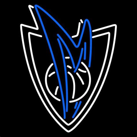 Custom Dallas Mavericks Alternate 2001 02 Pres Logo Nba Neon Sign Neon