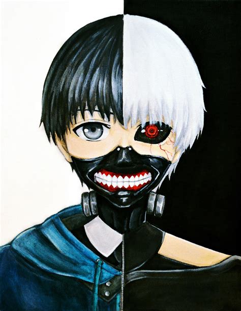 Ken kaneki illustration, tokyo ghoul, kaneki ken, simple background. Kaneki Ken | Tokyo Ghoul by Alone-LostInParadise on DeviantArt